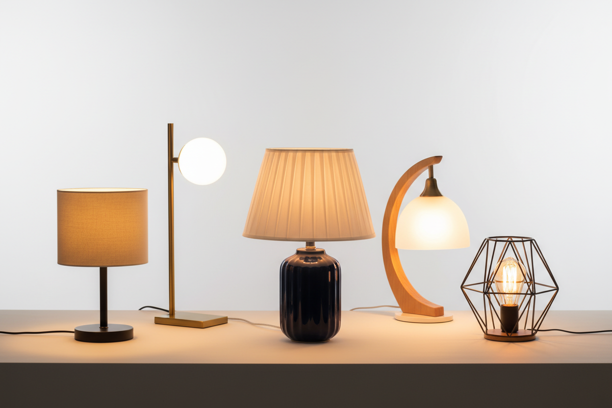 Give me a video about Table Lamps to use for a store section\